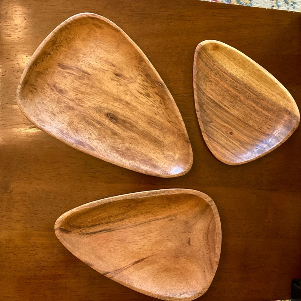 Wooden Appetizer Dishes